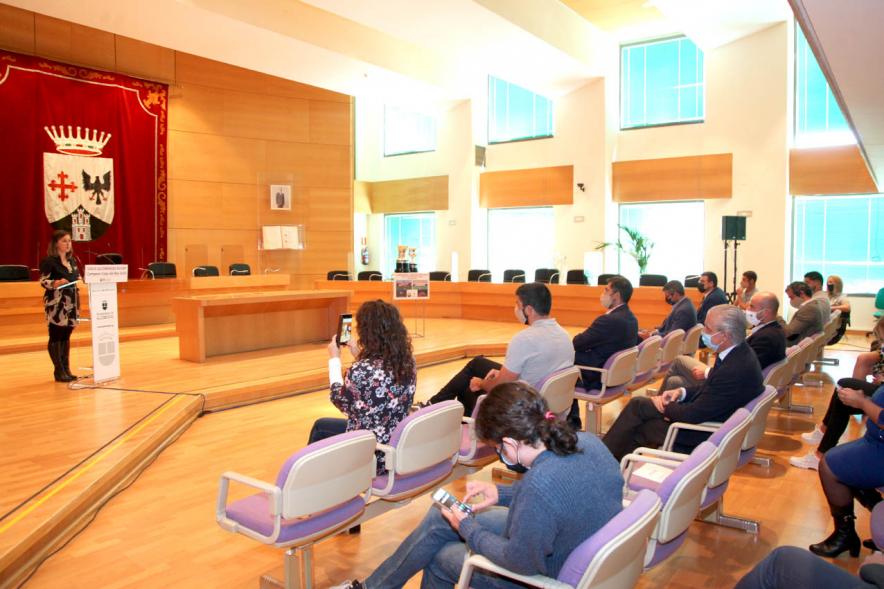 Alcalde Rafael Sánchez Acera. Recepción Equipo Lexus Alcobendas Rugby Campeón de la Copa del Rey – 2020