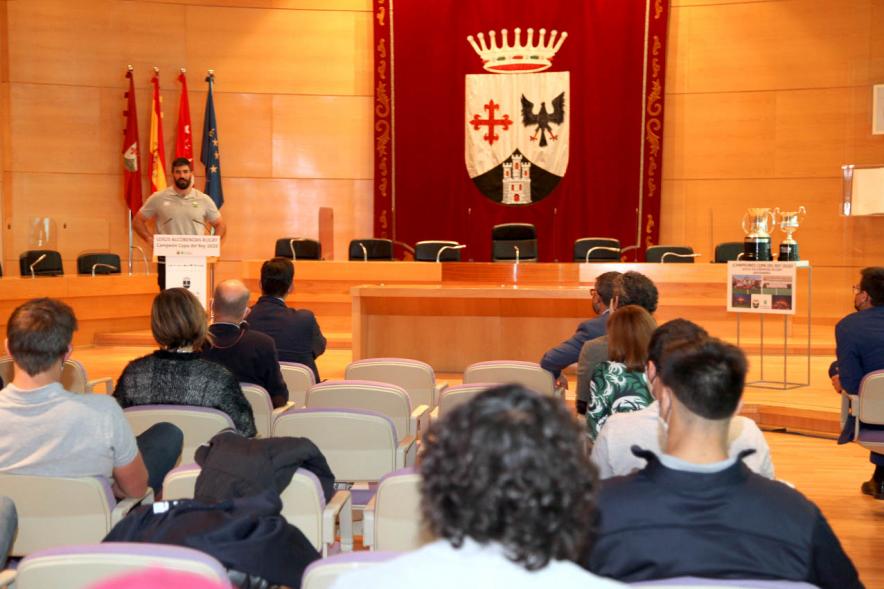 Agustín Schab. Recepción Equipo Lexus Alcobendas Rugby Campeón de la Copa del Rey - 2020