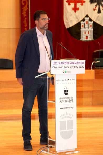 Recepción Equipo Lexus Alcobendas Rugby Campeón de la Copa del Rey - 2020