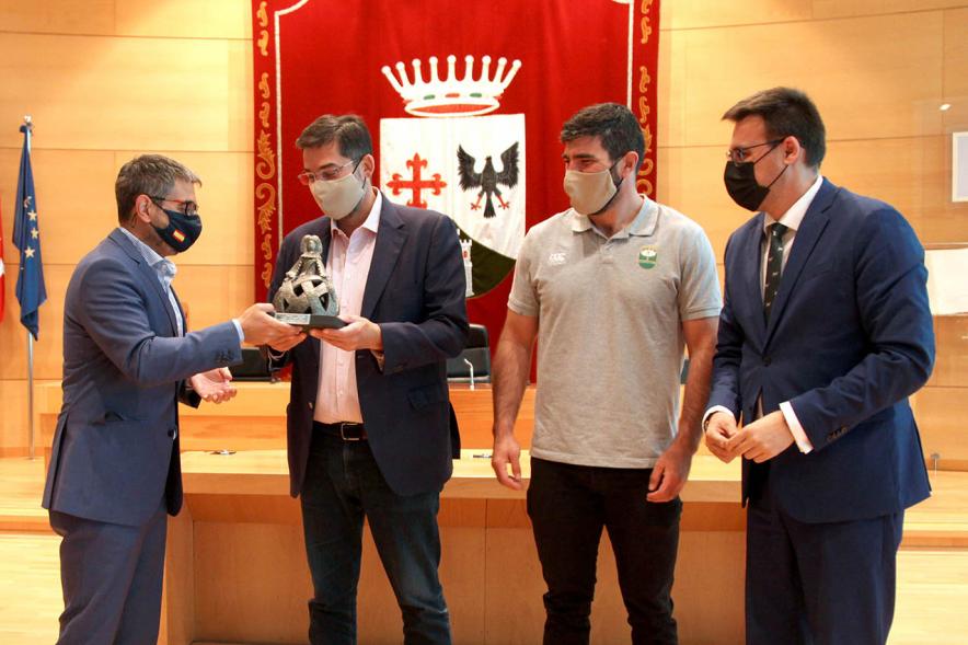 Entrega de premio. Recepción Equipo Lexus Alcobendas Rugby Campeón de la Copa del Rey – 2020