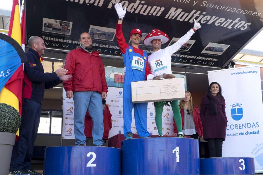 San Silvestre 2016 -  Podium masculino.