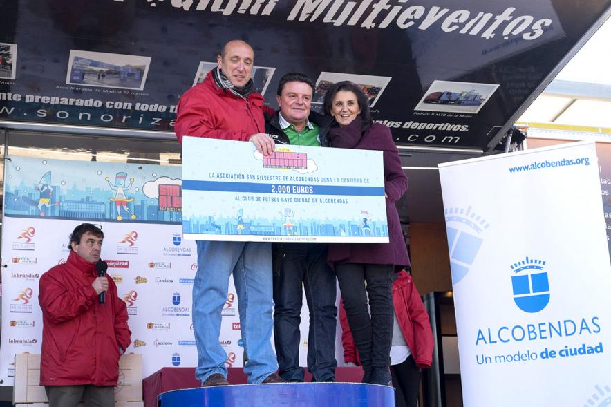 San Silvestre 2016 -  Las autoridades en el podium.
