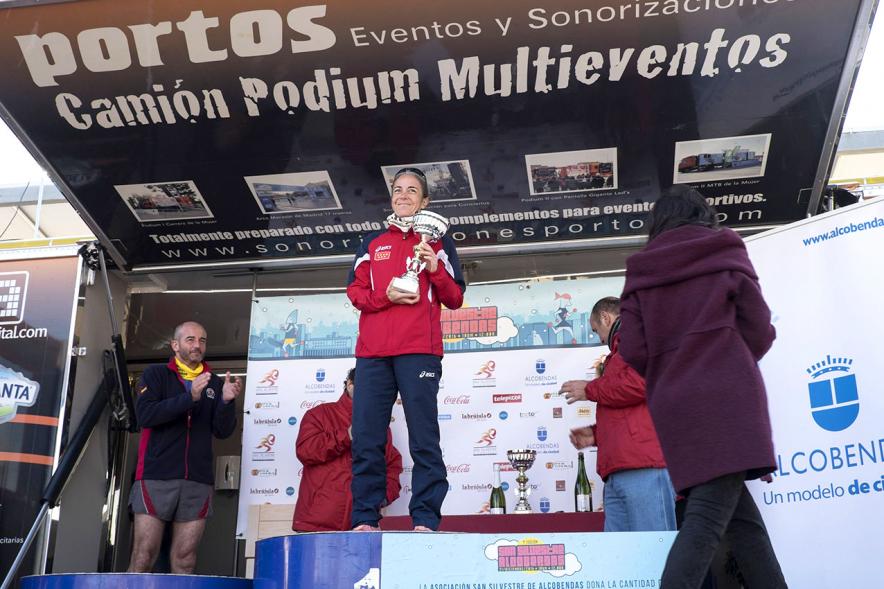 San Silvestre 2016 - La ganadora. 