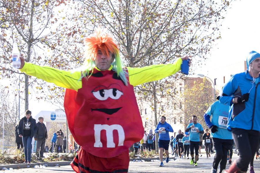 San Silvestre 2016 -  Un participante disfrazado.