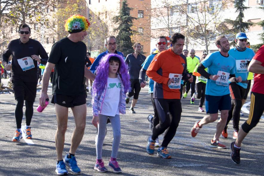 San Silvestre 2016 -  Unos participantes disfrazados.