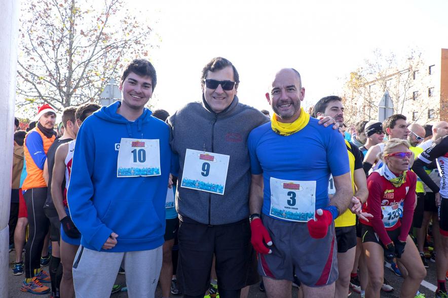 San Silvestre 2016 -  Las autoridades corriendo.