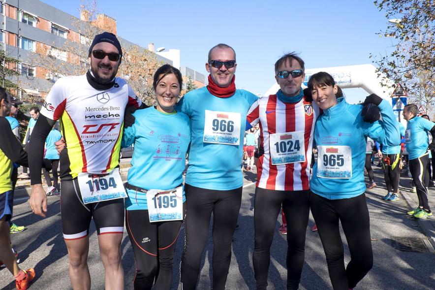 San Silvestre 2016 -  Los corredores antes de la salida.