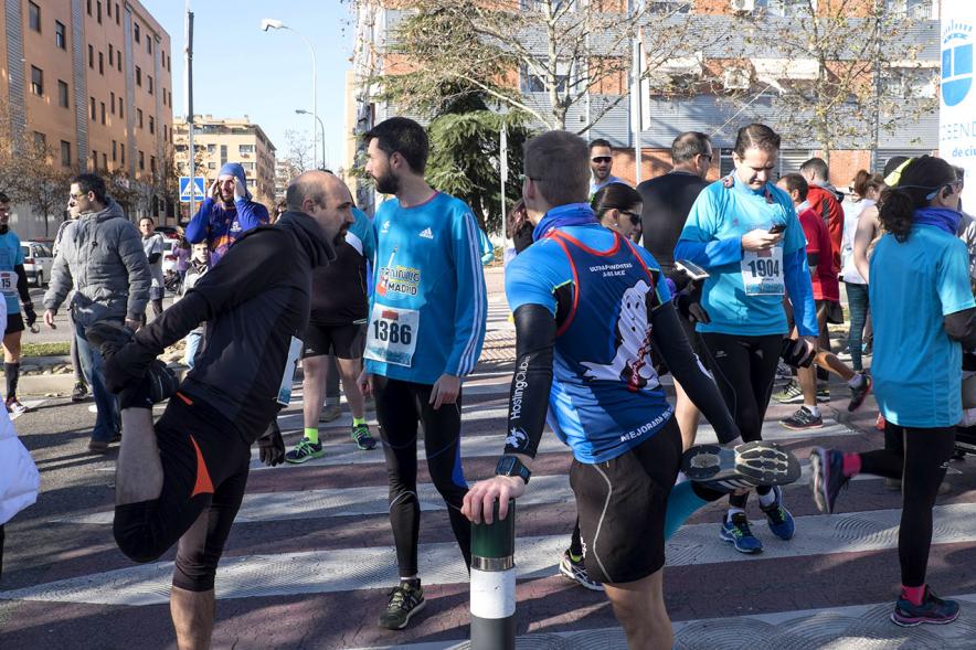 San Silvestre 2016 - Los corredores antes de la salida.