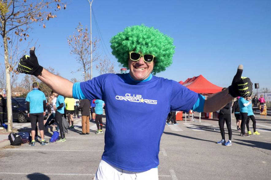 San Silvestre 2016 -  Un participante disfrazado.