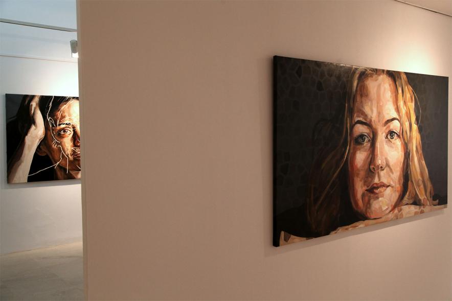 Inauguración exposición "Minería del alma" de Daniel O´Sullivan - Una de las obras.   