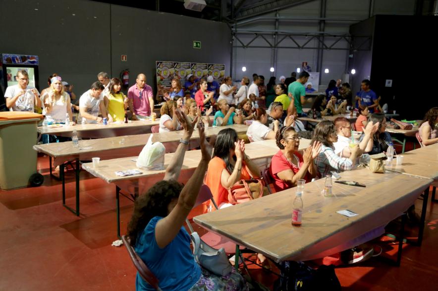 Acto Sabor a Colombia - Imagen del público asistente al acto.