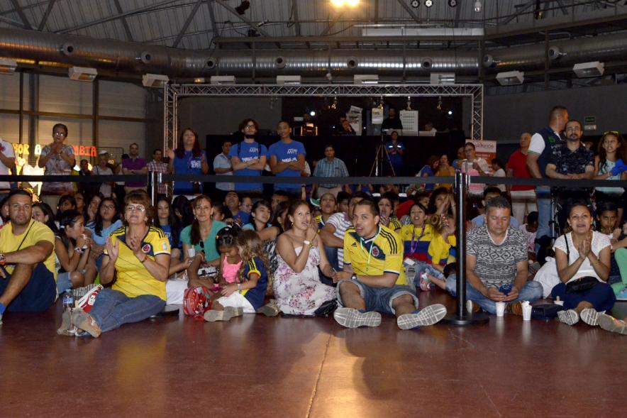 Festival Gastronómico y Cultural - Sabor a Colombia -Imagen del público asistente.