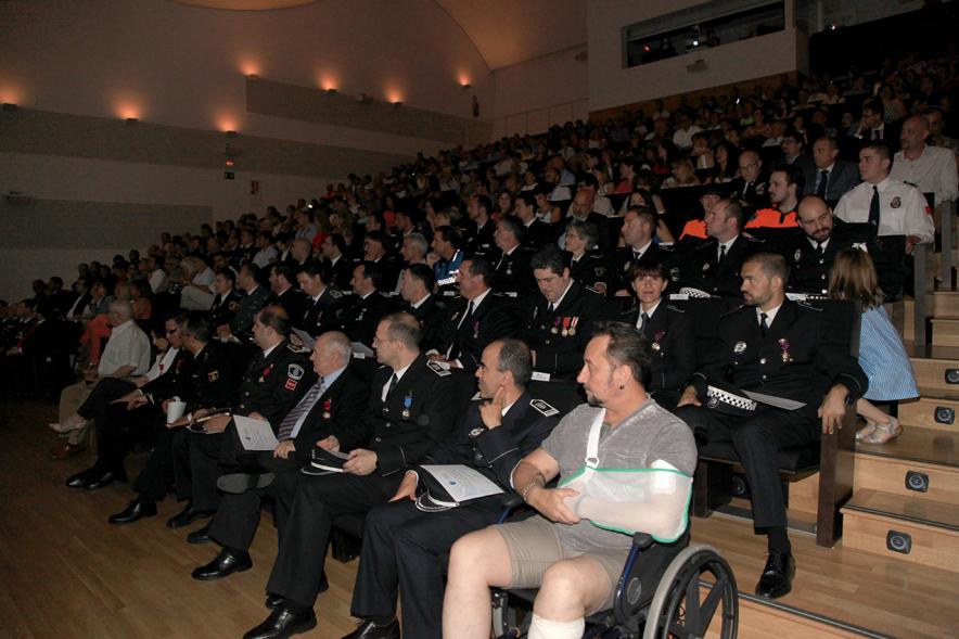 Festividad de San Juan de la Policía Local - Imagen de los asistentes al acto.