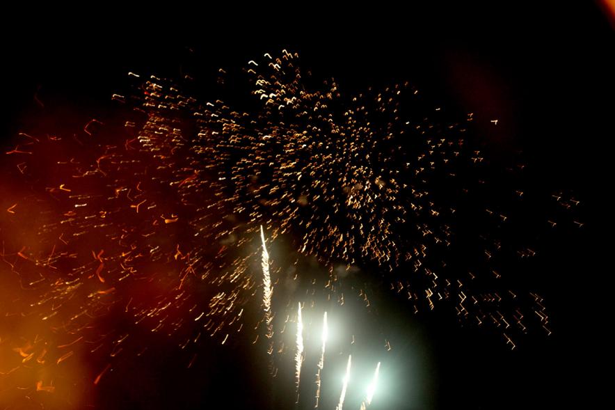 Noche de San Juan 2016 - Imagen de los fuegos artificiales.