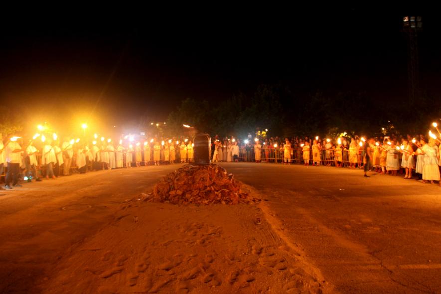 Noche de San Juan 2016 - Imagen de la hoguera de San Juan.