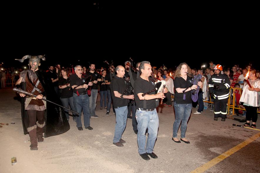 Noche de San Juan 2016 - Imagen de la actuación de un grupo musical.