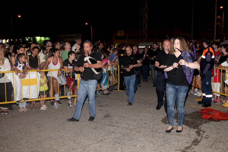 Noche de San Juan 2016 - Imagen de la actuación de un grupo musical.