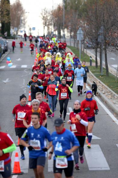 San Silvestre 2017 - Imagen panorámica de un momento de la carrera.