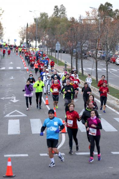 San Silvestre 2017 - Imagen panorámica de un momento de la carrera.