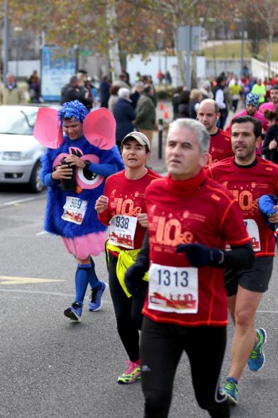 San Silvestre 2017 - Imagen de corredores durante la carrera.