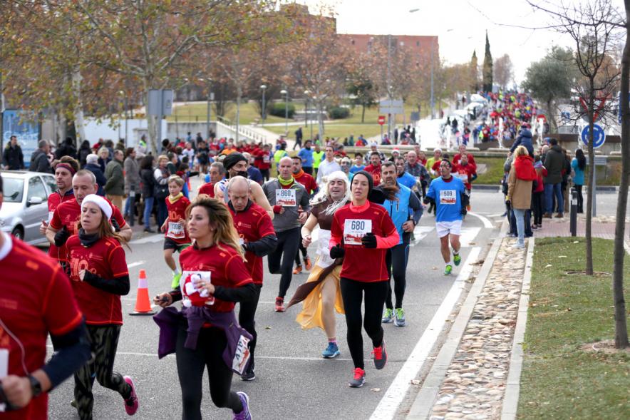 San Silvestre 2017 - Imagen panorámica de un momento de la carrera.
