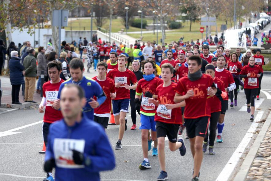 San Silvestre 2017 - Imagen panorámica de un momento de la carrera.