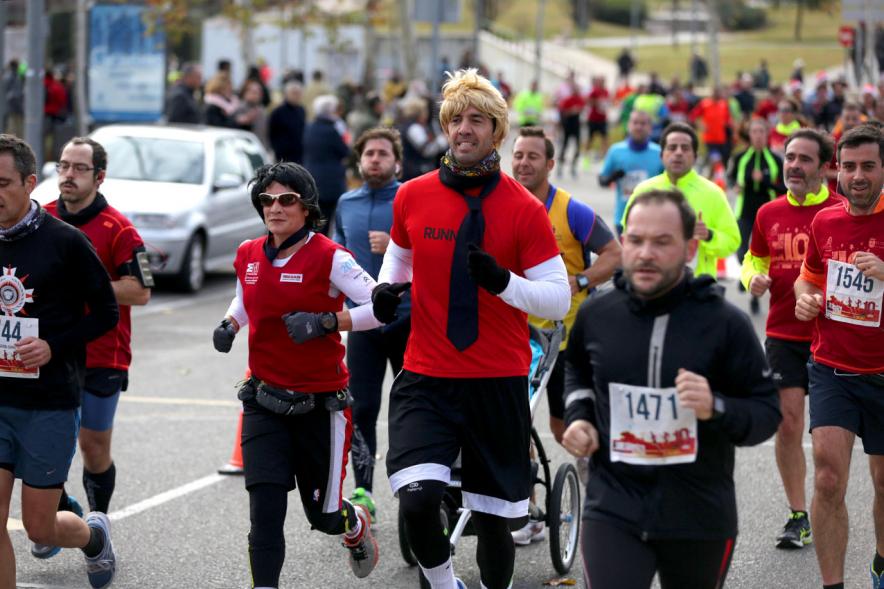 San Silvestre 2017 - Imagen de corredores durante la carrera.