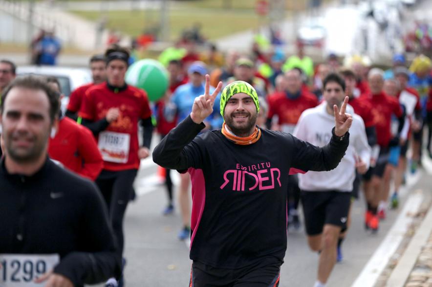 San Silvestre 2017 - Imagen de corredores durante la carrera.