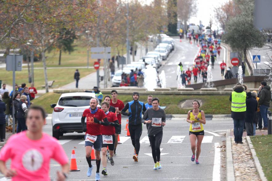 San Silvestre 2017 - Imagen panorámica de un momento de la carrera.