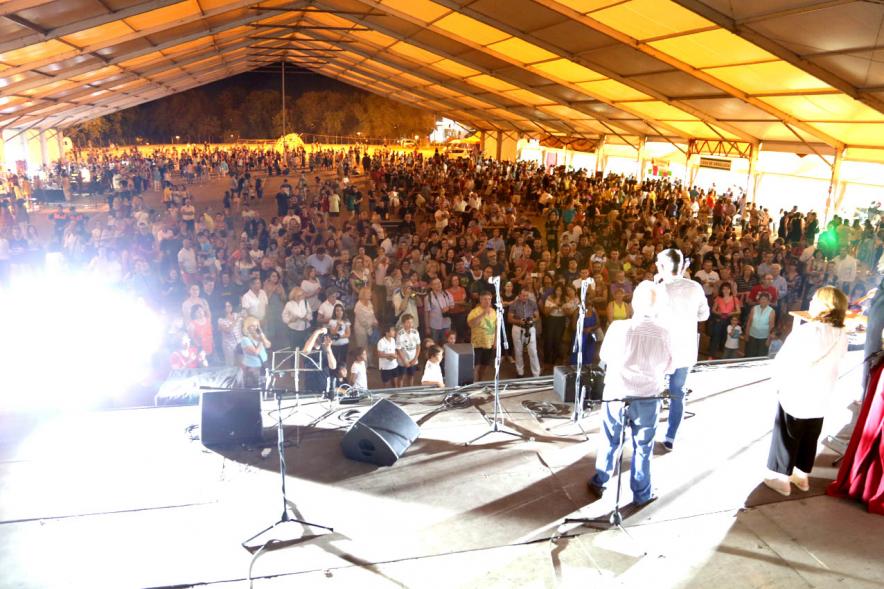 Vista general del evento desde el escenario. Noche de San Juan 2019
