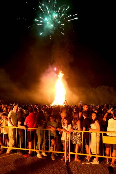 Fuegos artificiales. Noche de San Juan 2019 