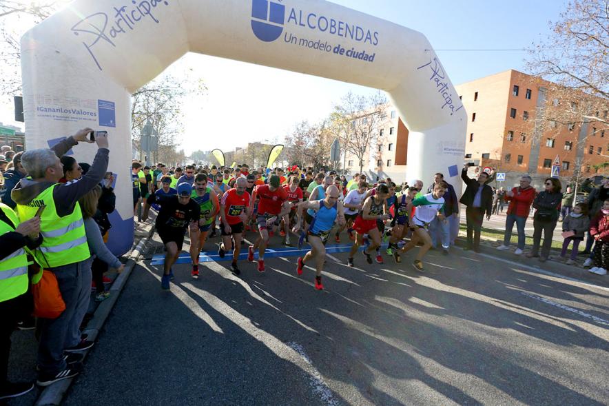Salida de la carrera. San Silvestre 2020