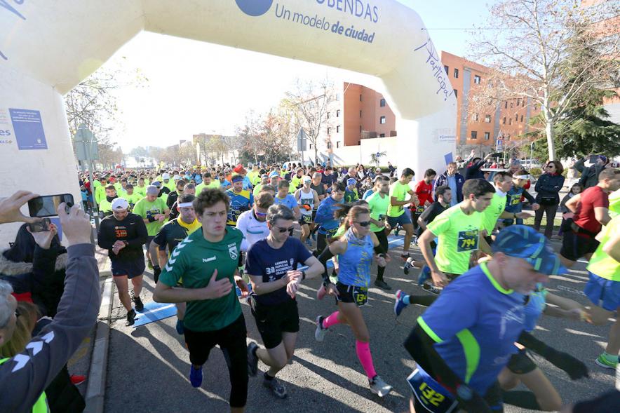 Salida de la carrera. San Silvestre 2020