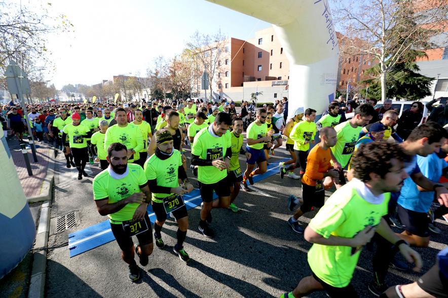 Salida de la carrera. San Silvestre 2020 