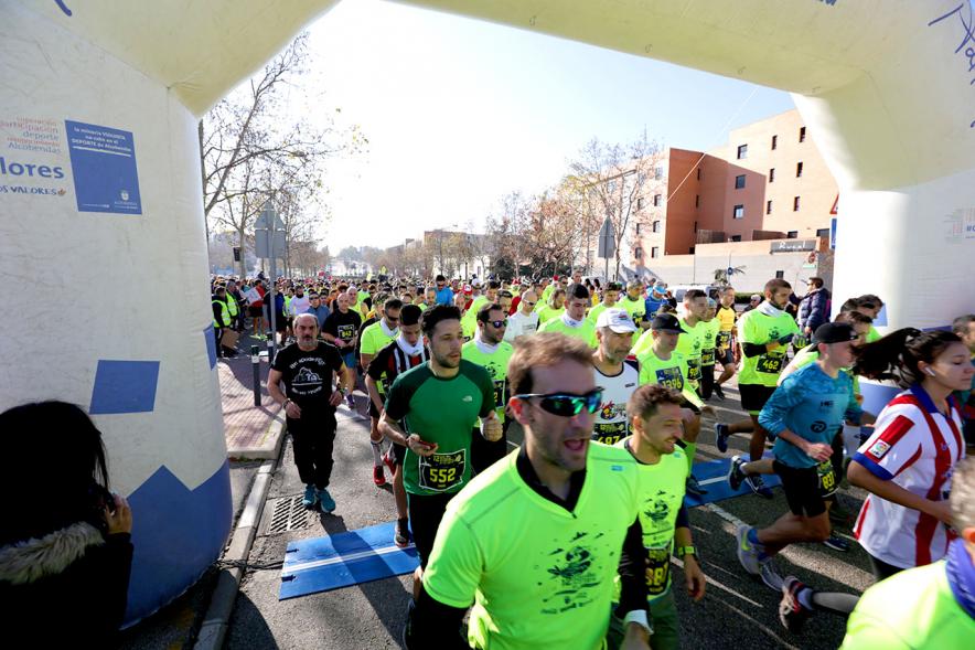 Salida de la carrera. San Silvestre 2020