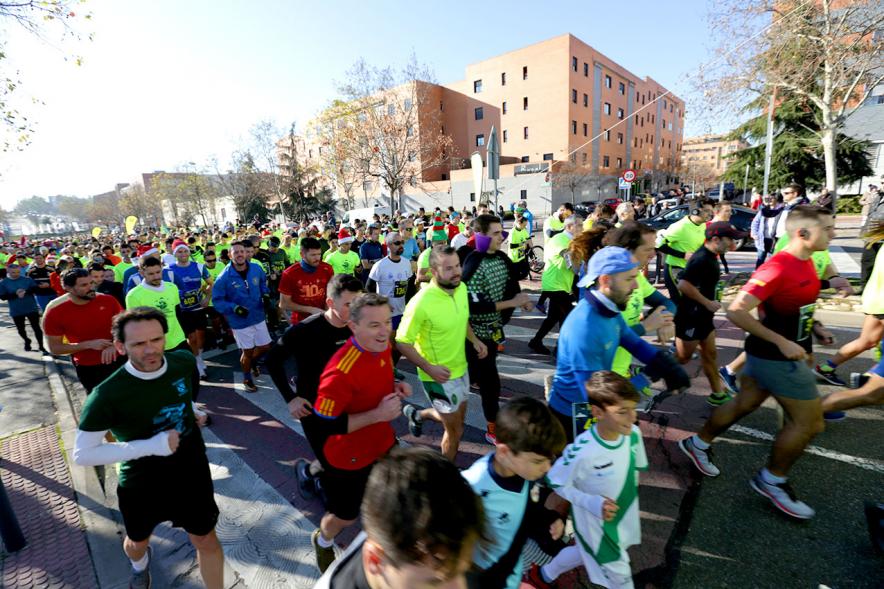 Participantes en la carrera. San Silvestre 2020