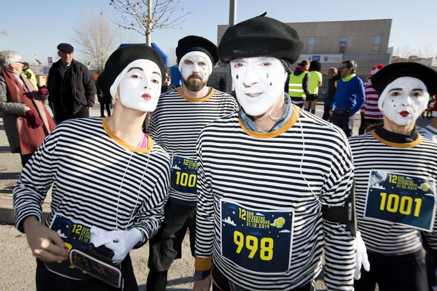 Participantes en la carrera. San Silvestre 2020