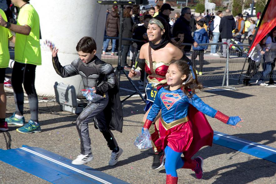 Participantes en la carrera. San Silvestre 2020