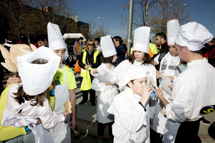 Participantes en la carrera. San Silvestre 2020