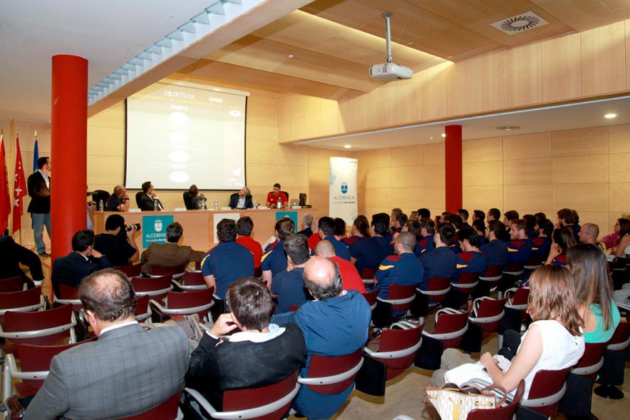 Evento visto desde detrás del público