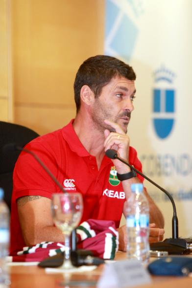 uno de los representantes del Club de Rugby Alcobendas