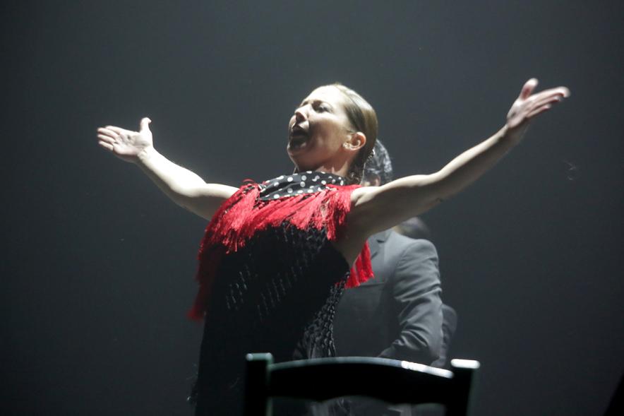 Actuación de Sara Baras - Sara Baras bailando.