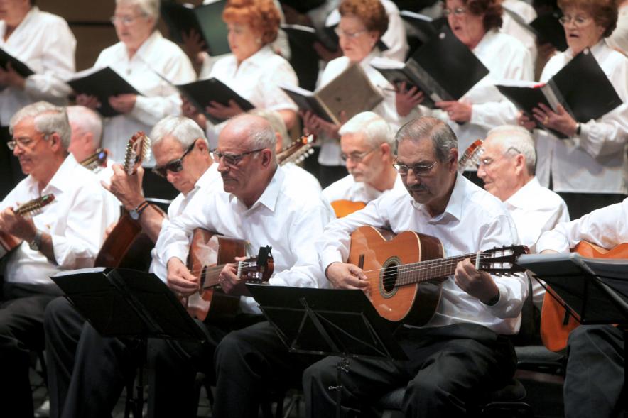 Semana del Mayor 2016 - Inauguración Semana del Mayor 2016 - Imagen de la actuación de la coral.