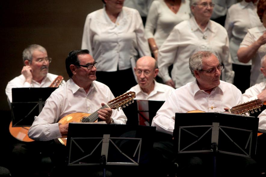 Semana del Mayor 2016 - Inauguración Semana del Mayor 2016 - Imagen de los músicos que actúa con la Coral.