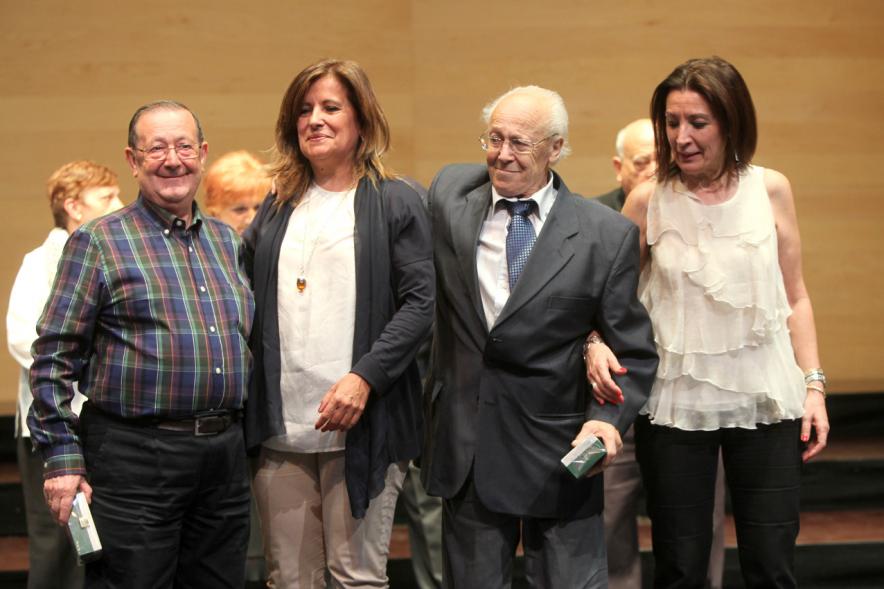 Semana del Mayor 2016 - Inauguración Semana del Mayor 2016 - Premiados en el escenario.