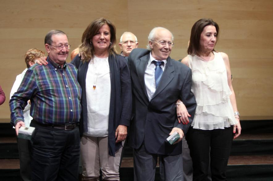 Semana del Mayor 2016 - Inauguración Semana del Mayor 2016 - Premiados en el escenario.