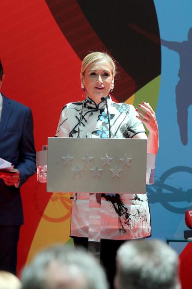 Cristina Cifuentes durante su discurso
