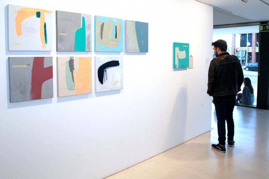 Inauguración Exposición "Sinestesia" de Virginia Rivas en el C.C. Anabel Segura -La obra expuesta.