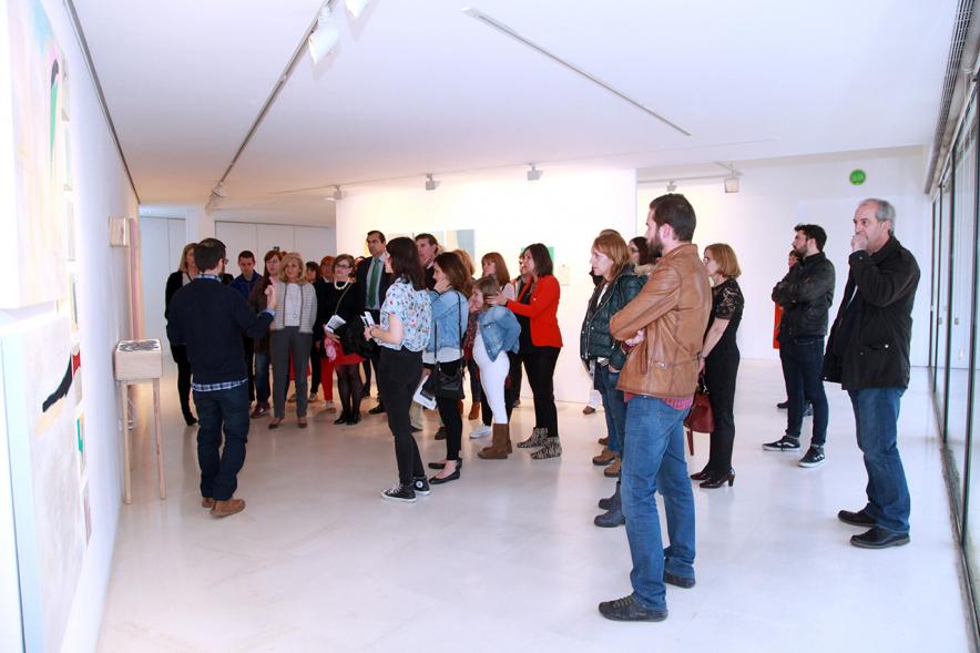 Inauguración Exposición "Sinestesia" de Virginia Rivas en el C.C. Anabel Segura - Los visitantes.