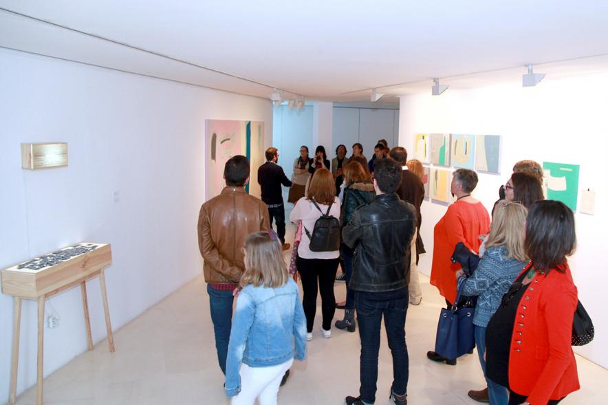 Inauguración Exposición "Sinestesia" de Virginia Rivas en el C.C. Anabel Segura - El público asistente.